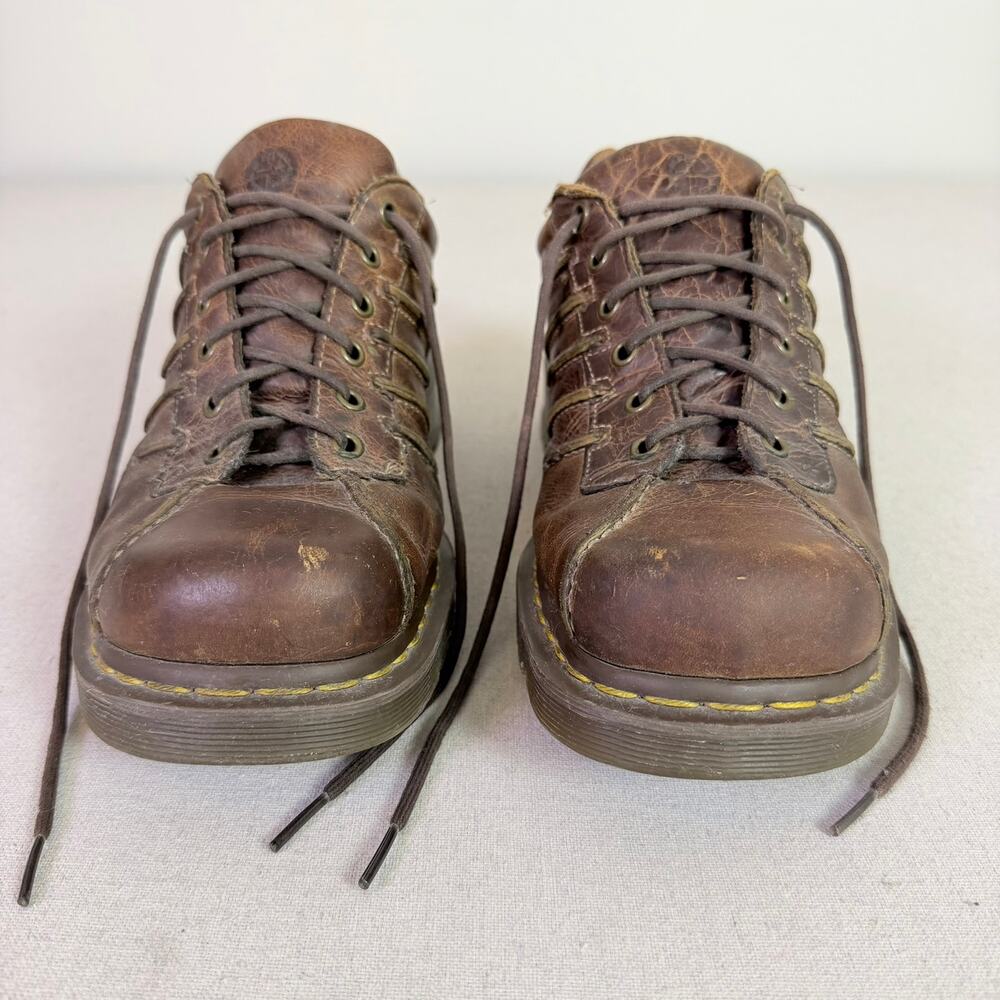 Vintage Dr. Martens Newton Chunky Platform 6-Eye Oxford Shoes Men's 12 Lace Up